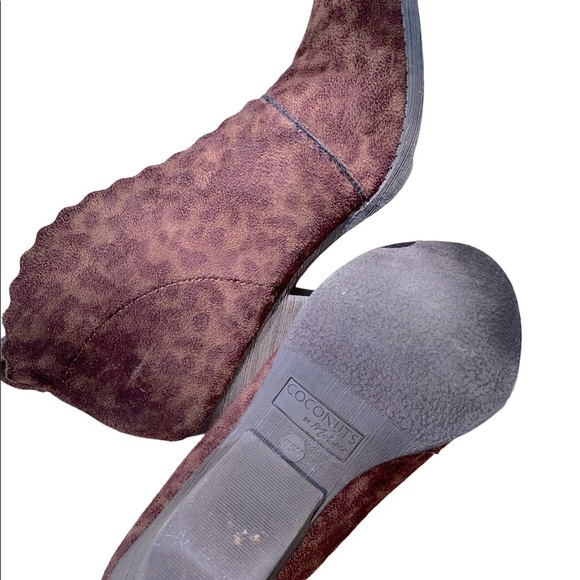 Coconuts by Matisse Addie leopard print booties size 7 1/2 - Picture 6 of 8